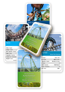 Top Trump Game - Germany's  Rollercoaster 2022, Parkteam: Games
